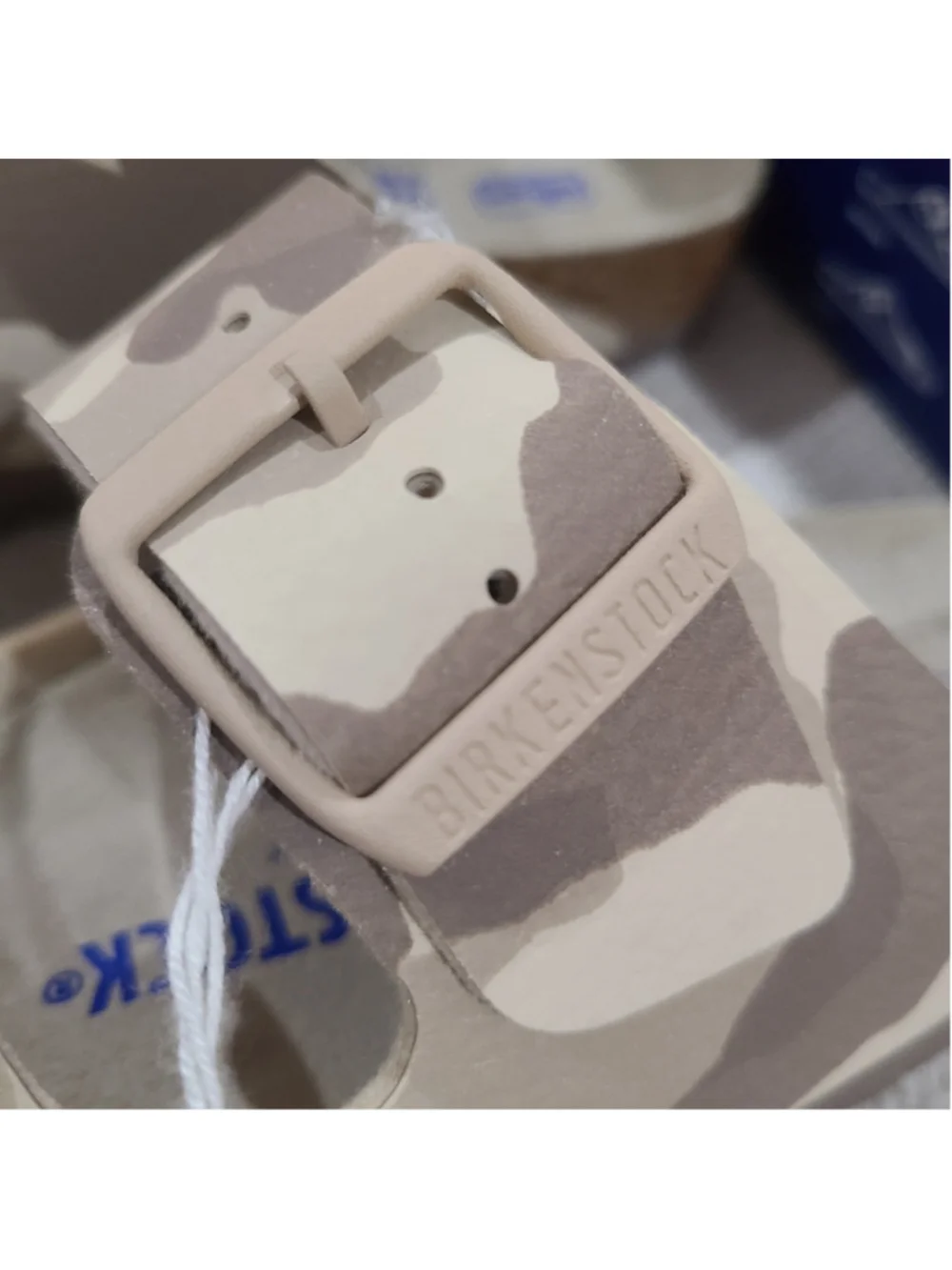 NEW Birkenstock Arizona Soft Footbed Slide Sandal Desert Soil Gray Taupe Sz 6
